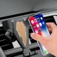 Gravitācijas auto telefona turētājs YC07, sudraba