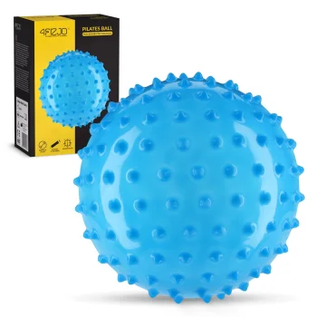 4Fizjo 1532 sensorā rehabilitācijas bumba ar radziņiem, 20 cm, zila