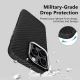 Tech-Protect Ion Carbon MagSafe vāciņš iPhone 16 Pro Max, melns/pelēks