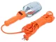 Darbnīcas lampa ar 10m vadu un āķi, 230V, oranža