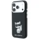 Karl Lagerfeld Smooth Choupette Sketch MagSafe vāciņš iPhone 18 Pro Max / 17 Pro Max, melns