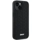 DKNY iPhone 15 Plus vāciņš 3D Rubber Repeat Pattern, melns