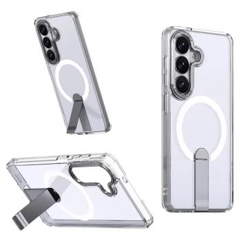 Hybrid Armor X vāciņš Samsung Galaxy A36, MagSafe, caurspīdīgs