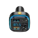FM raidītājs un auto lādētājs XO BCC08 Bluetooth MP3 3.1A, melns