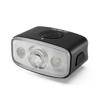 Velosipēda priekšējais lukturis Rockbros QC1200 1200 lm USB-C, melns