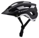 Wozinsky MTB velosipēdista ķivere ar noņemamu nagu, L izmērs (57-62 cm), melna/sudraba