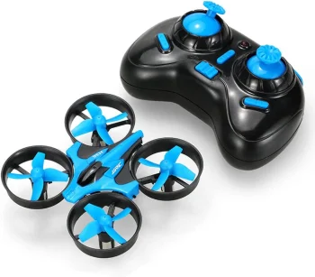 RC Drons Kvadrokopters JJRC H36 mini 2.4GHz 4CH 6 Axis Zils | RC Drone Blue