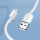 Ugreen US289 Micro USB uz USB-A kabelis, 3A, 2m, Balts