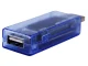 USB sprieguma un strāvas mērītājs, voltmetrs / ampērmetrs, zils