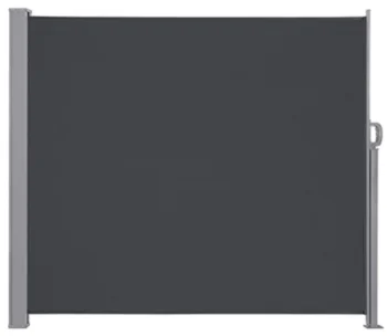 LUARO KX3218 izvelkama sānu nojume terasei 160x300 cm, tumši pelēka