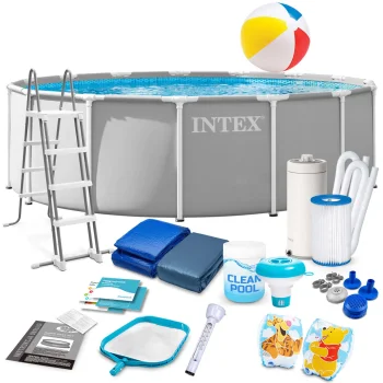 Karkasa baseins Intex 26726 457 x 122 cm ar sūkni un kāpnēm