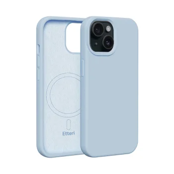 Etteri Silicone Mag vāciņš iPhone 14 6,1", gaiši zils