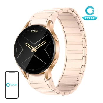 Viedpulkstenis Colmi i28 Ultra 1.43 AMOLED Zelta
