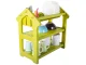 3 līmeņu trauku žāvētājs ar piederumu turētāju, 53x42.5x27 cm