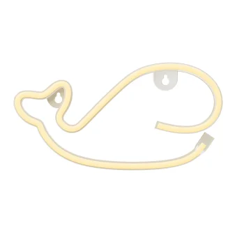 Forever Light FLNE09 LED Neons Valis, Silti Balts, USB/Baterijas
