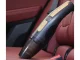 Bezvadu rokas auto putekļsūcējs ar akumulatoru un USB uzlādi, melns/balts