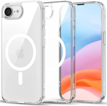 Apple iPhone 16e / 17e / SE (2025) 6.1'' Tech-Protect FlexAir Hybrid MagSafe Cover Case, Transparent | Telefona...