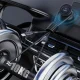 Dudao F24MAX auto turētājs ar 15W bezvadu lādētāju, MagSafe saderīgs, melns