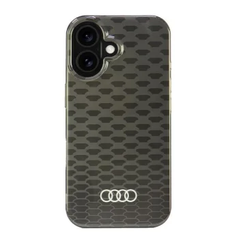Audi IML Stitching Pattern MagSafe vāciņš iPhone 16 6.1", melns
