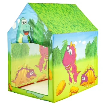 Iplay Dino bērnu telts - rotaļu mājiņa, 95x72x102 cm