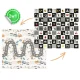 Izglītojošs salokāms bērnu putu paklājs 200x180x1cm Nukido NK-340, Ceļš-Cipari | Kids Folding Foam Mat