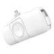 Ārējais akumulators Wozinsky WF16-YLS 5000 mAh 15W ar Lightning, USB-C vadu un Apple Watch lādētāju, balts
