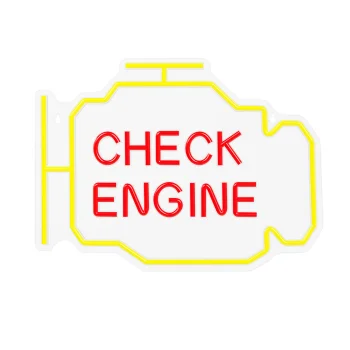 Neolia NNE21 CHECK ENGINE Plexi LED neons, dzelteni sarkans