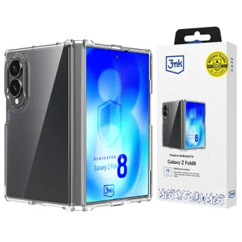 3mk Armor Case vāciņš viedtālrunim Samsung Galaxy Z Fold 8 Wide, caurspīdīgs