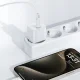 Acefast A73 Mini PD 20W GaN tīkla lādētājs + USB-C kabelis, balts