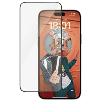 PanzerGlass Ultra-Wide Fit rūdīts stikls ar pozicionētāju iPhone 15 Plus tālrunim | tempered glass with positioner...