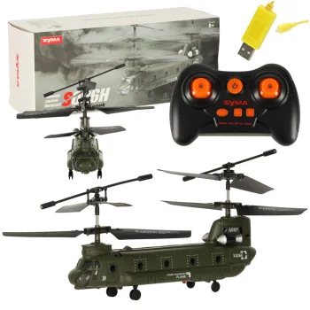 Syma S026H-1 2.4GHz WI-FI tālvadības helikopters, melns