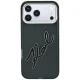 Karl Lagerfeld IML Big Signature vāciņš iPhone 18 Pro / 17 Pro, melns