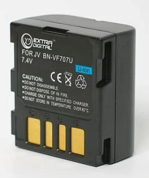 Extra Digital akumulators JVC BN-VF707U kamerām, 7.4V, 750 mAh