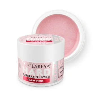 Claresa Hard&Easy Builder Gel būvējošā nagu želeja Glam Pink 45g