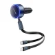 Auto lādētājs Vention FFOB0 60W USB-C Lightning