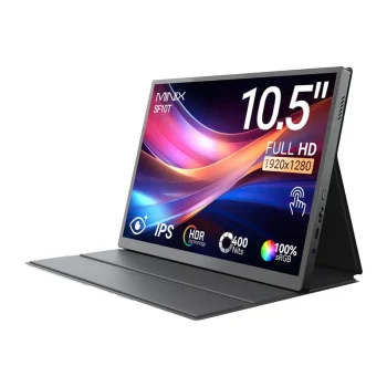 Minix SF10T 10.5" pārnēsājamais skārienjutīgais monitors FHD IPS, melns