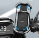 Rockbros 25210032001 velosipēda / motocikla tālruņa turētājs uz stūres, melns