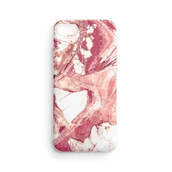 Telefona vāciņš Wozinsky Marble Samsung Galaxy A02s EU, TPU, rozā