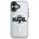 Karl Lagerfeld IML Karl Sketch Logo MagSafe vāciņš iPhone 17, Caurspīdīgs