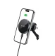 Tech-Protect MM15W-V5 magnētiskais MagSafe auto turētājs ar 15W lādētāju, melns