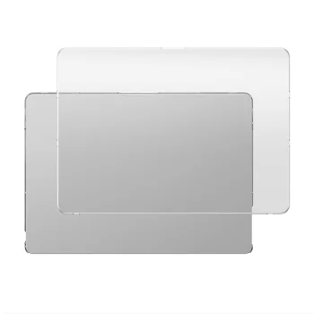 AmazingThing Titan Hardshell cietais vāciņš MacBook Air M5 15", caurspīdīgs