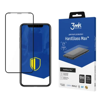 3mk HardGlass Max rūdītais aizsargstikls iPhone XR