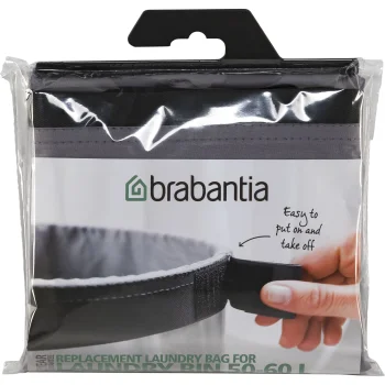 Brabantia maiņas veļas maiss veļas kastei, 50-60 L, pelēks