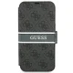 Guess 4G Stripe atverams vāciņš iPhone 13 mini, pelēks