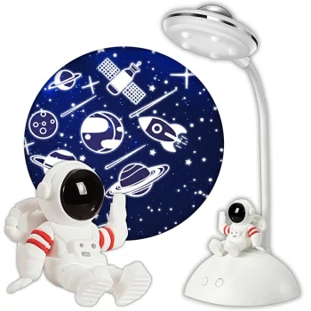 Galda lampa ar projektoru NLO / Astronauts