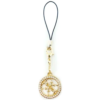 Guess universāls piekariņš 4G Rhinestones Charm, zelta