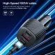 Spigen Essential EV1133 3-portu auto lādētājs – melns | Phone Car Charger