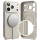 Ringke iPhone 17 Pro silikona vāciņš Silicone Magnetic MagSafe, bēšs