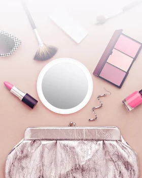 BlitzWolf BW-LM1 Makeup Uzlādējams Spogulis ar LED Apgaismojumu, Balts | Rechargeable Led Mirror Light for Makeup