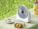 Bezvadu galda ventilators ar akumulatoru USB, kluss, 3 ātruma režīmi